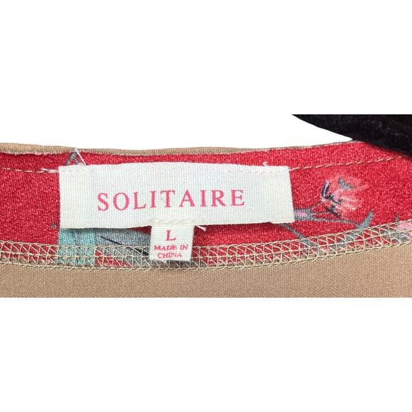 Solitaire Open Front Microsuede Duster Size L - Picture 5 of 7